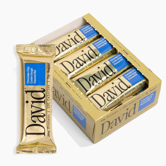 David Protein Bars Chocolate Chip Cookie Dough